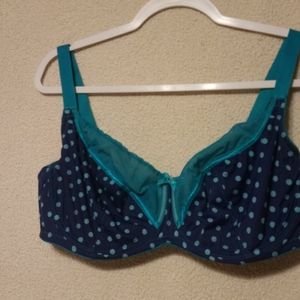 Simply Yours Bra 42DDD Navy and Teal